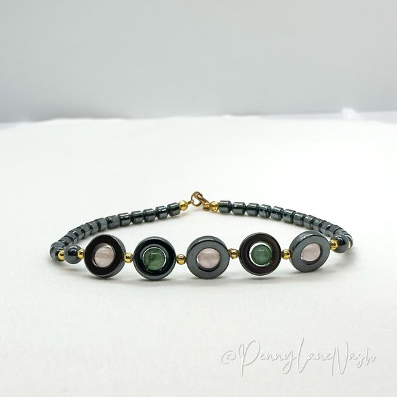 Vintage Mini Beads with 5 Halo Beads Bracelet - Picture 4 of 4
